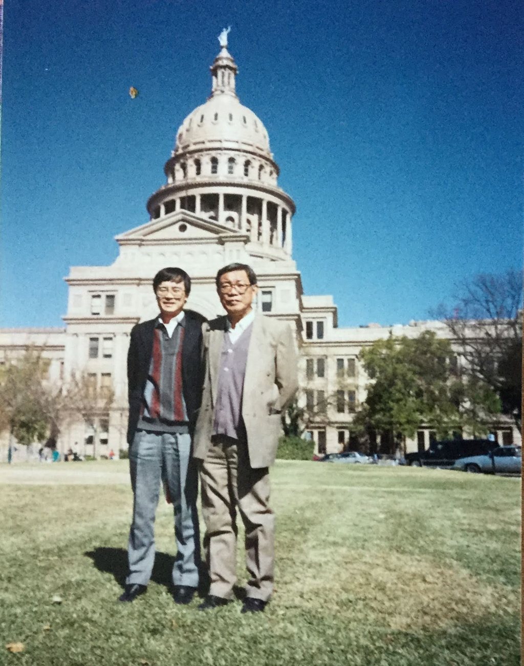 Huagang at the Texas State Capitol in Austin